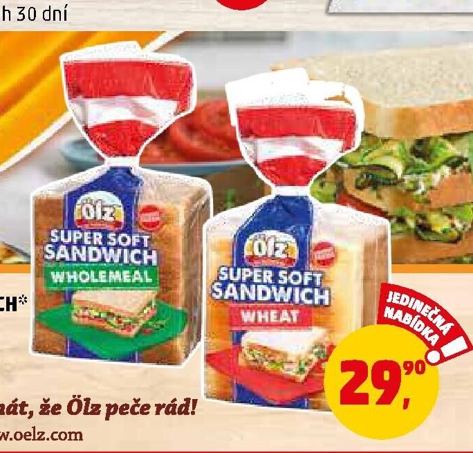 Ölz Super Soft Sandwich soft, celozrnný