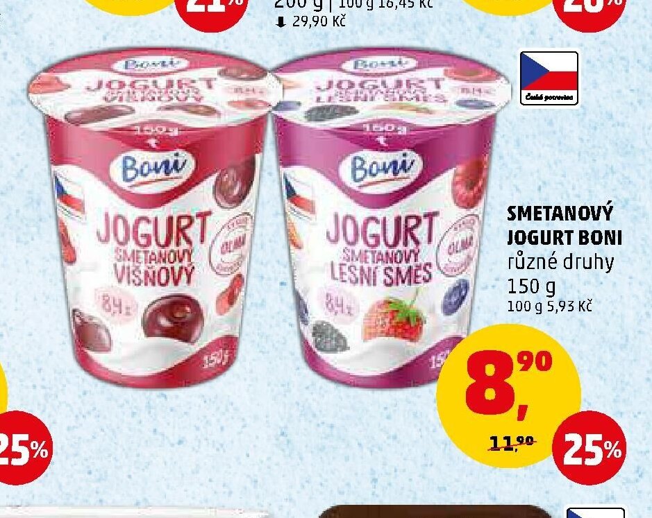 SMETANOVÝ JOGURT BONI