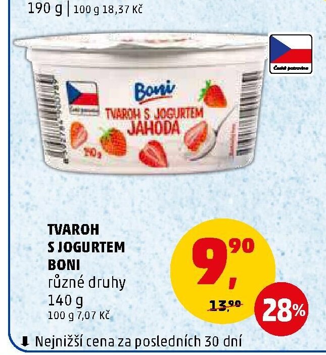 TVAROH S JOGURTEM BONI
