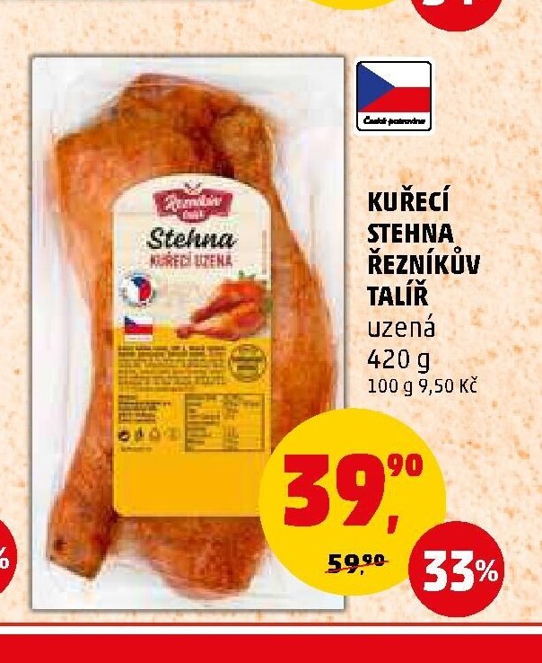 Kuřecí stehna Řezníkův talíř uzená