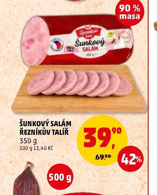 ŠUNKOVÝ SALÁM ŘEZNÍKŮV TALÍŘ