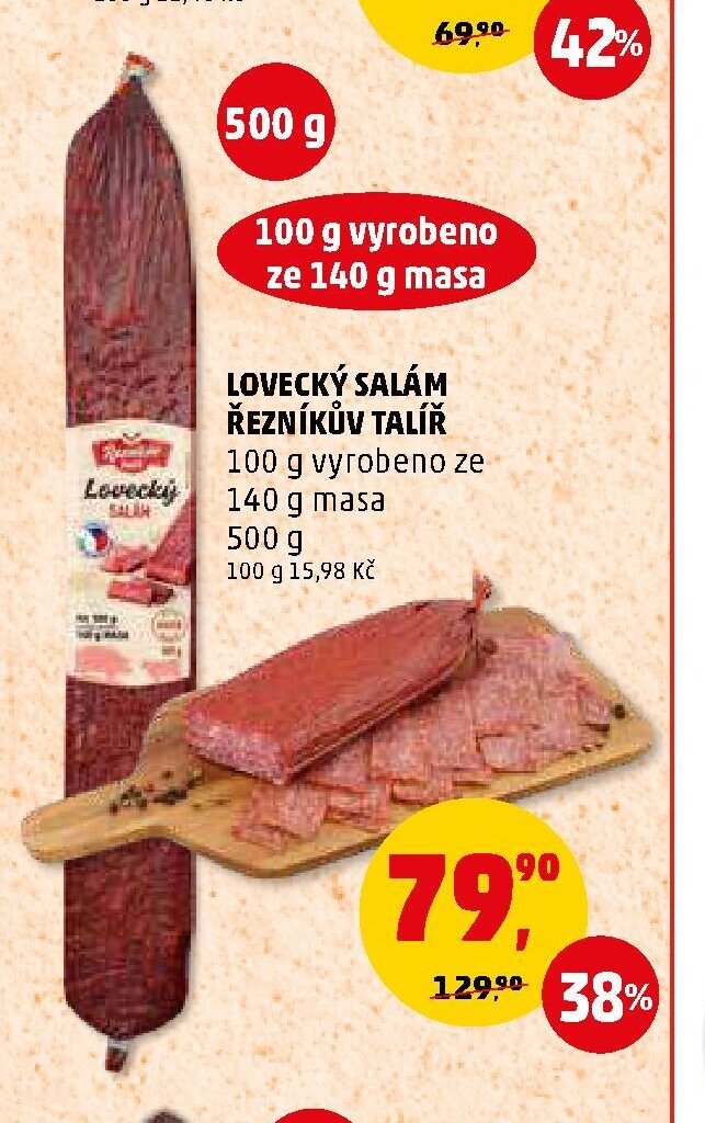 LOVECKÝ SALÁM ŘEZNÍKŮV TALÍŘ