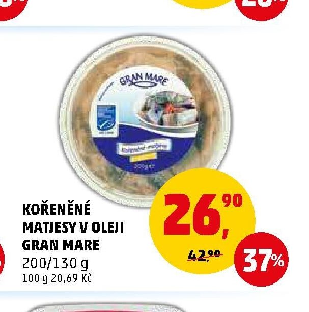 KOŘENĚNÉ MATJESY V OLEJI GRAN MARE