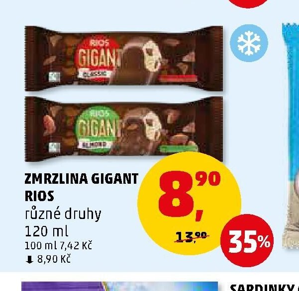 Zmrzlina Gigant Rios