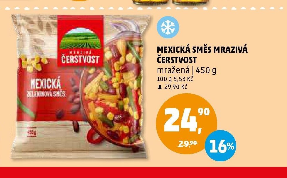 MEXICKÁ SMĚS MRAZIVÁ ČERSTVOST