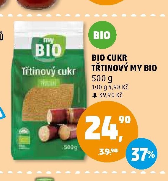 BIO CUKR TŘTINOVÝ MY BIO