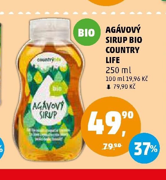 AGÁVOVÝ SIRUP BIO COUNTRY LIFE