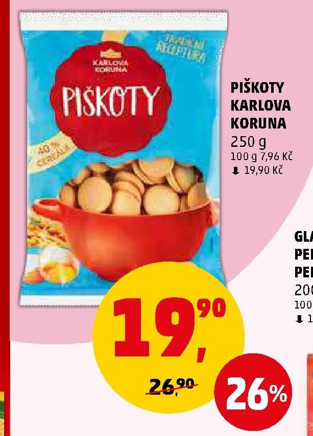 Piškoty Karlova Koruna