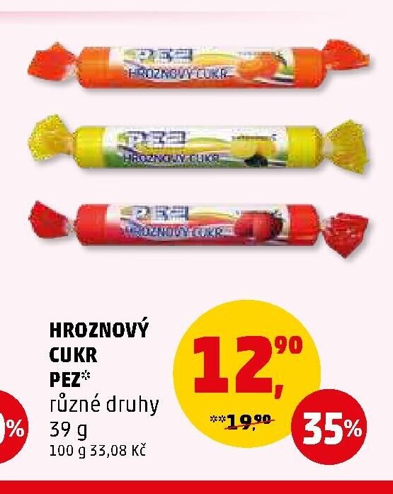 Hroznový cukr Pez