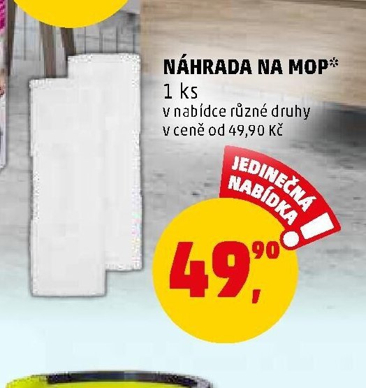 Náhrada na mop