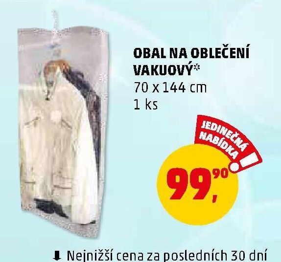 Obal na oblečení vakuový