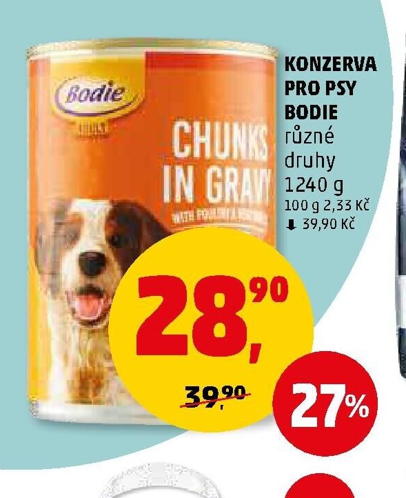 KONZERVA PRO PSY BODIE různé druhy