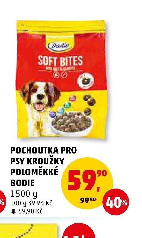 POCHOUTKA PRO PSY KROUŽKY POLOMĚKKÉ BODIE