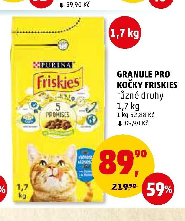GRANULE PRO KOČKY FRISKIES