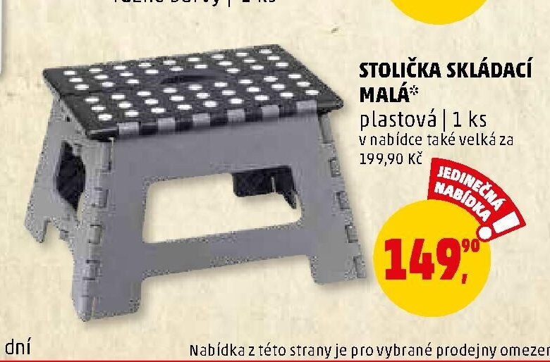 STOLIČKA SKLÁDACÍ MALÁ*