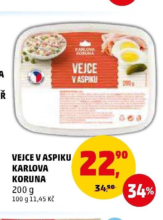 Vejce v aspiku Karlova Koruna