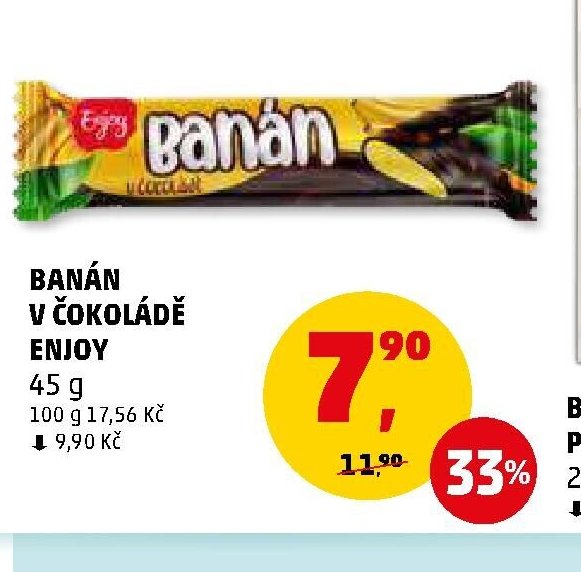 BANÁN V ČOKOLÁDĚ ENJOY