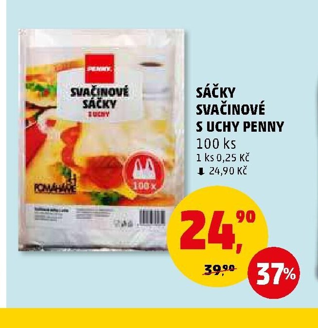 SÁČKY SVAČINOVÉ S UCHY PENNY