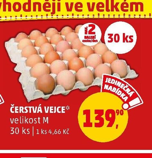 ČERSTVÁ VEJCE