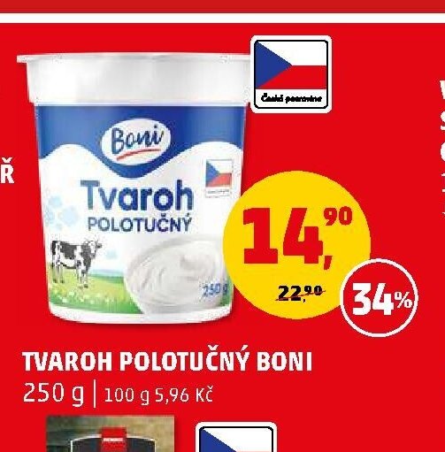 TVAROH POLOTUČNÝ BONI