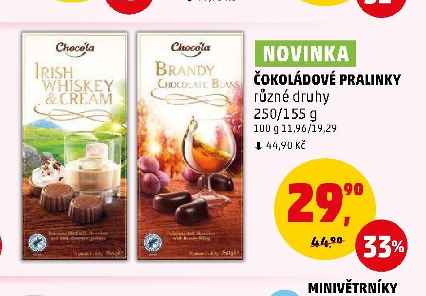 ČOKOLÁDOVÉ PRALINKY