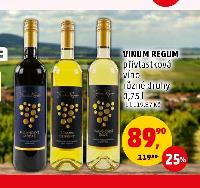 VINUM REGUM přívlastková víno
