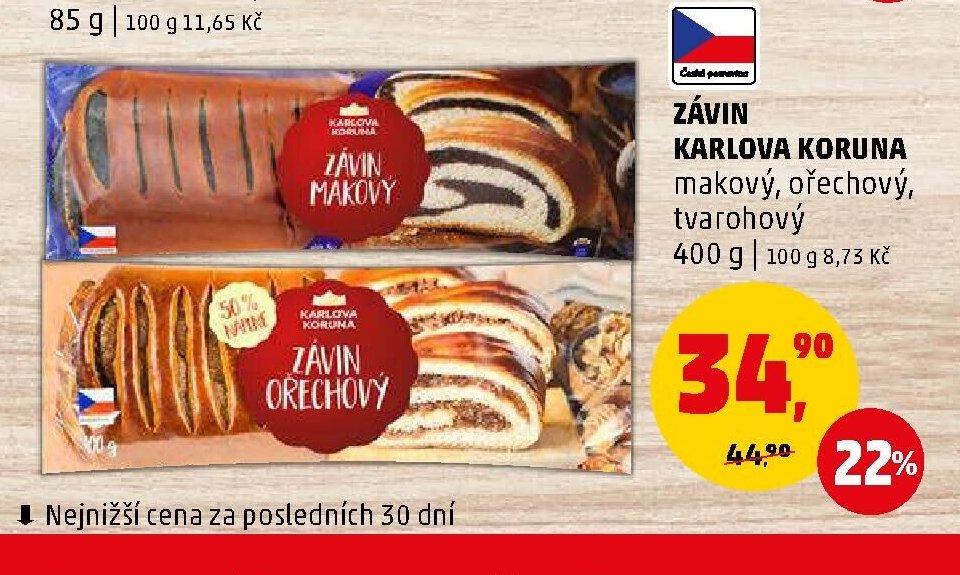 Závin Karlova Koruna