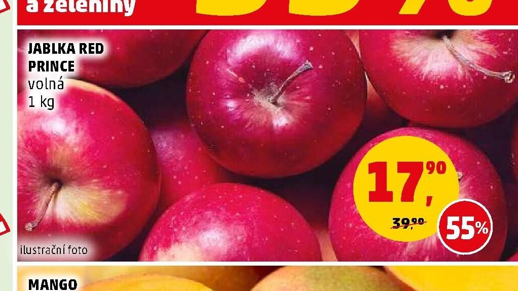 Jablka Red Prince