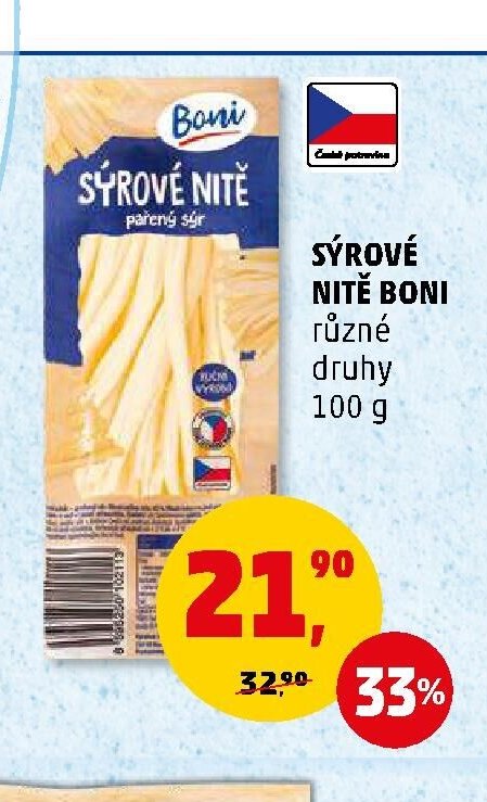 SÝROVÉ NITĚ BONI