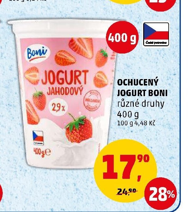 OCHUCENÝ JOGURT BONI