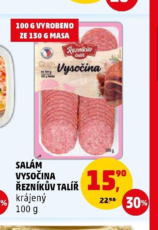 Salám Vysočina Řezníkův talíř