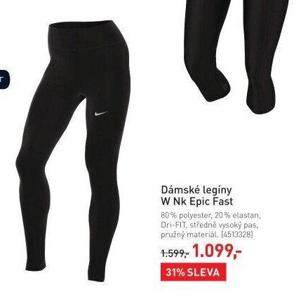 Dámské legíny W Nk Epic Fast