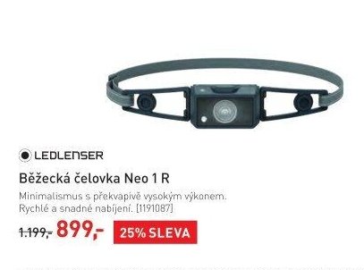 LEDLENSER Běžecká čelovka Neo 1 R