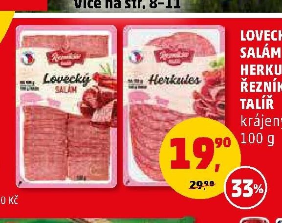 LOVECKÝ SALÁM, HERKULES ŘEZNÍKŮV TALÍŘ