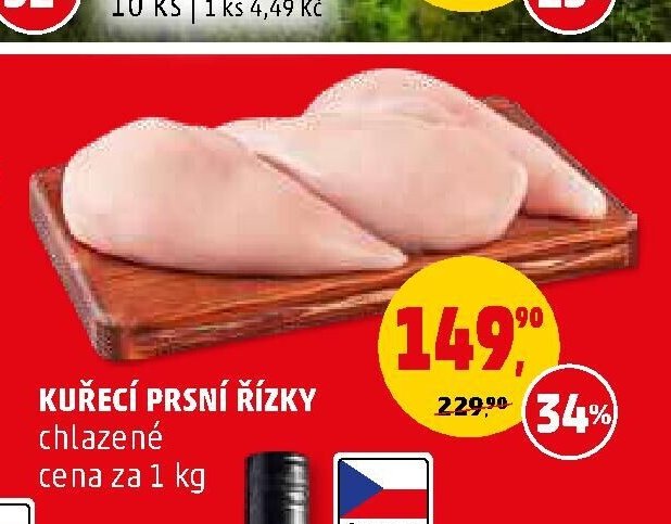 KUŘECÍ PRSNÍ ŘÍZKY