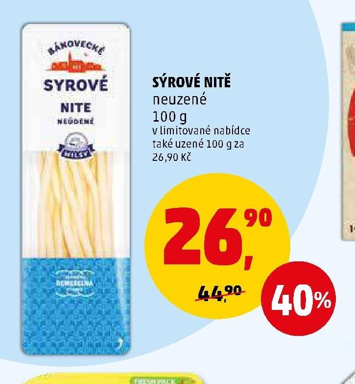 SYROVÉ NITĚ neuzené