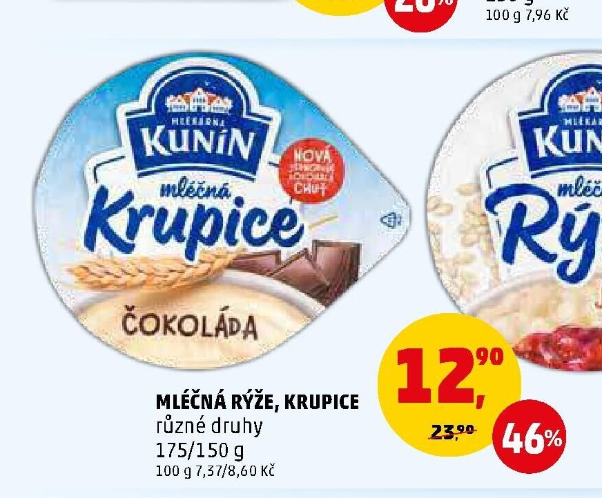 MLÉČNÁ RÝŽE, KRUPICE různé druhy