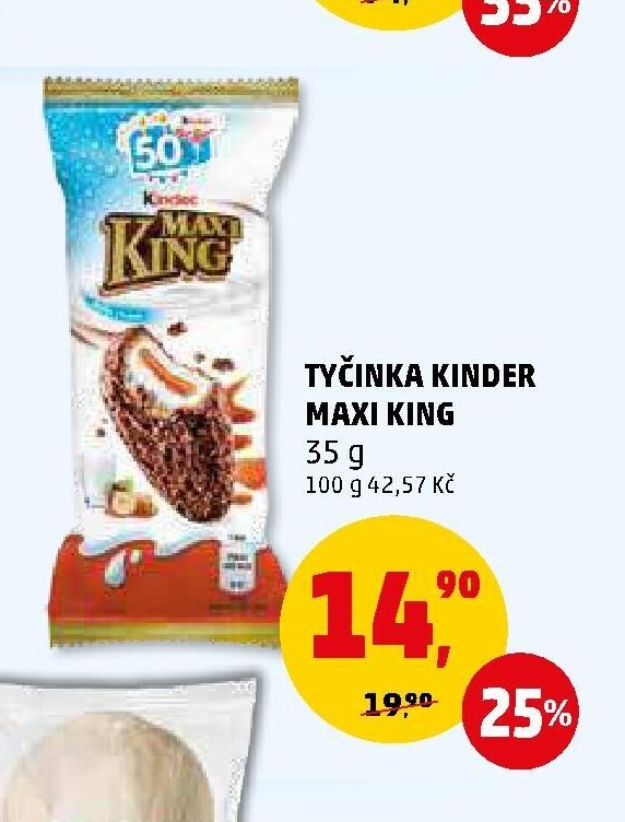 TYČINKA KINDER MAXI KING