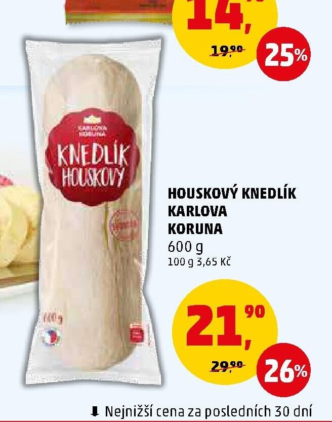 HOUSKOVÝ KNEDLÍK KARLOVA KORUNA
