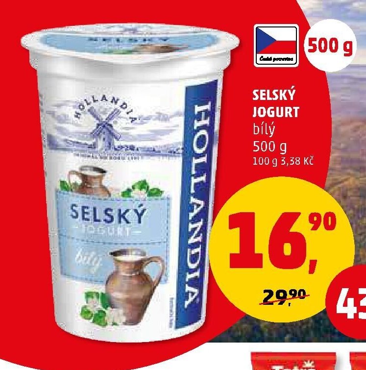 SELSKÝ JOGURT bílý 500 g