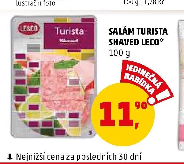 SALÁM TURISTA SHAVED LECO* 100 g
