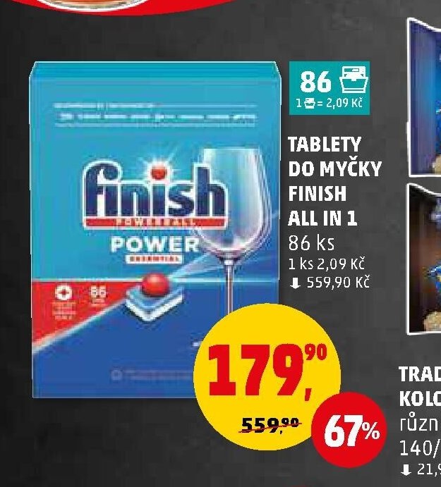 Tablety do myčky Finish All in 1
