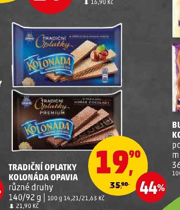 Tradiční oplatky Kolonáda Opavia