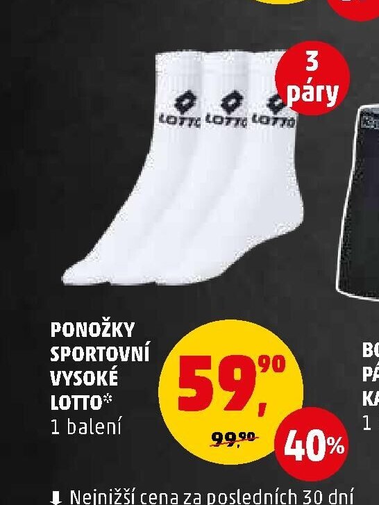 Ponožky sportovní vysoké Lotto