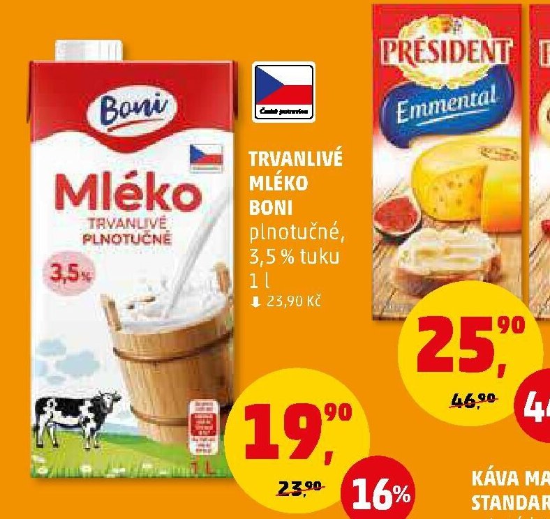 TRVANLIVÉ MLÉKO BONI