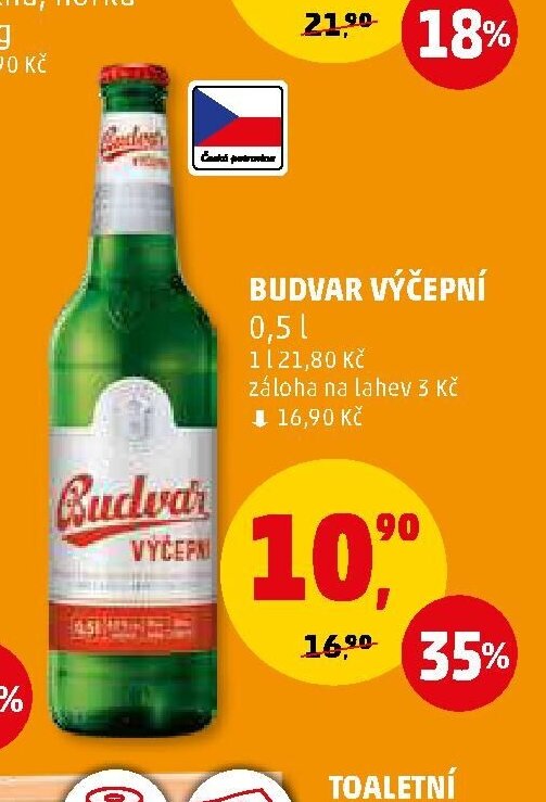 BUDVAR VÝČEPNÍ