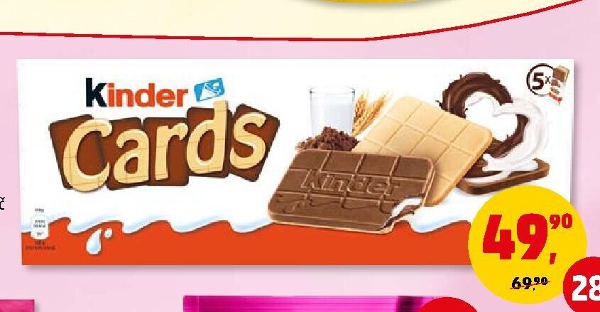 KINDER CARDS 128 g