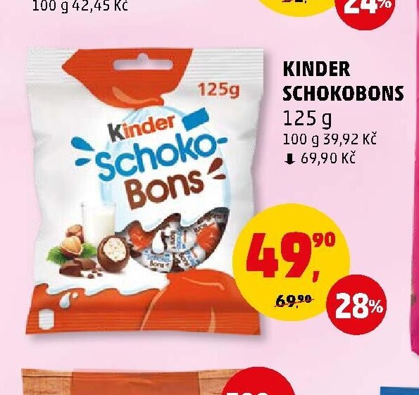 KINDER SCHOKOBONS 125 g