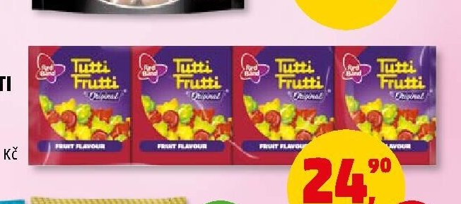 ŽELÉ TUTTI FRUTTI 4x 15 g