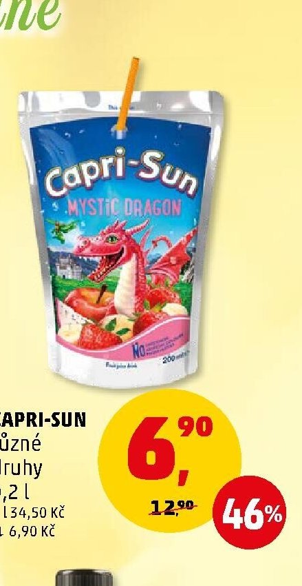 Capri-Sun různé druhy